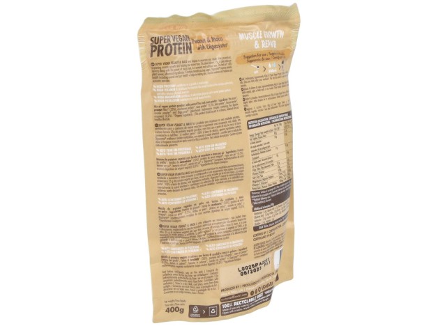 Super Vegan Protein Fitness Cacahuete-Maca 350Gr