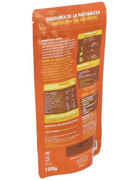 Setas Reishi Superalimento 100Gr. Bio