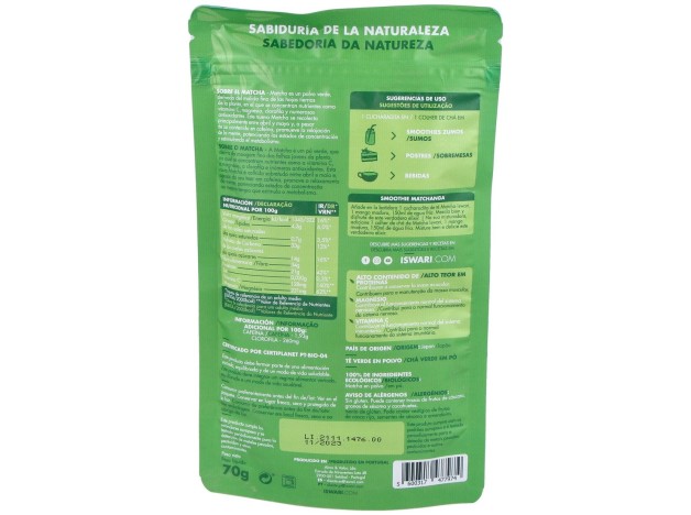 Matcha Superalimento 70Gr. Bio