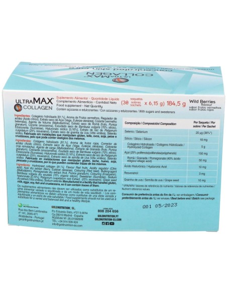 Ultramax Colageno 30Sbrs.