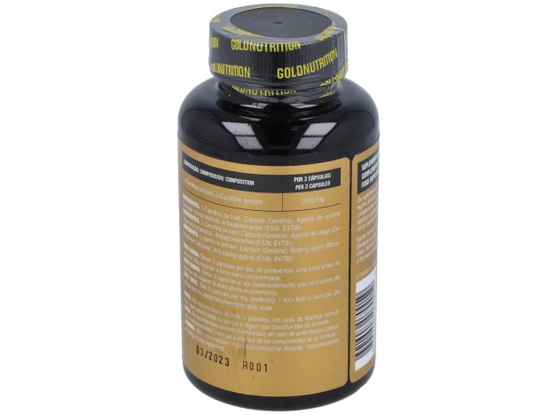 Gold Nutrition L Carnitina 750Mg 60Caps