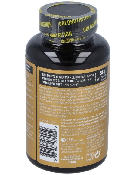 Gold Nutrition L Carnitina 750Mg 60Caps