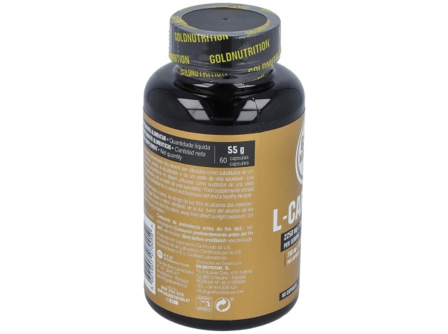 Gold Nutrition L Carnitina 750Mg 60Caps