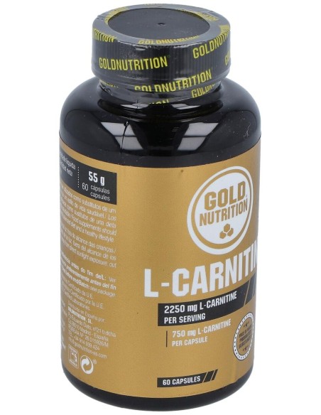 Gold Nutrition L Carnitina 750Mg 60Caps