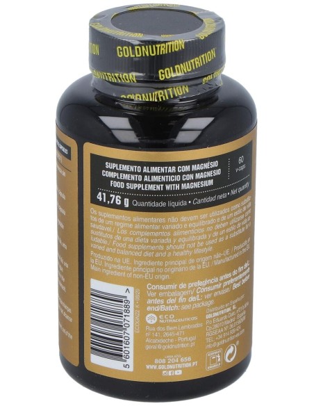 Gold Nutrition Magnesio 600Mg 60Caps