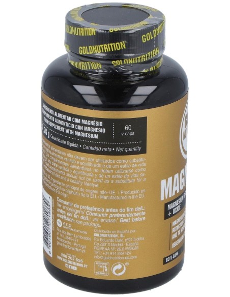 Gold Nutrition Magnesio 600Mg 60Caps