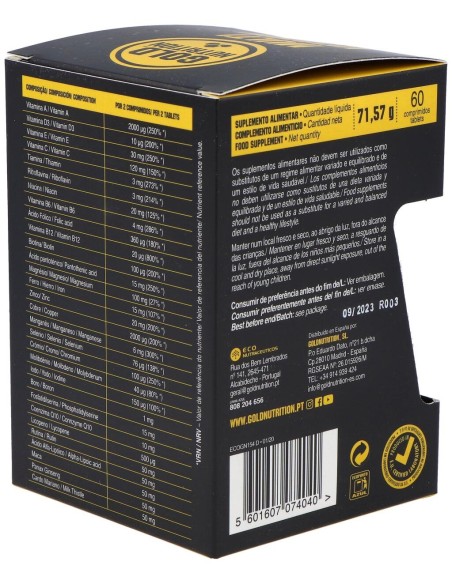 Gold Nutrition Multivitamin 60Comp