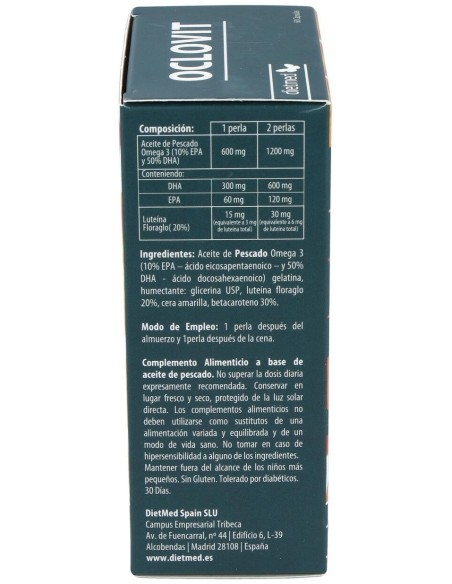 Dietmed Oclovit 60 Perlas