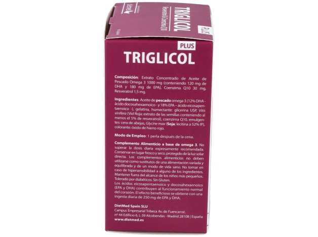Dietmed Triglicol Plus 60 Perlas