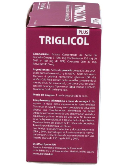 Dietmed Triglicol Plus 60 Perlas