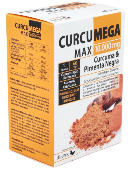 Dietmed Curcumega Max 10.000 Mg 60Caps