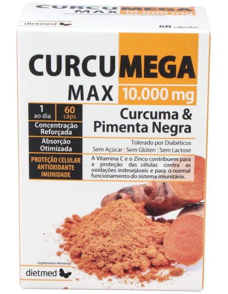 Dietmed Curcumega Max 10.000 Mg 60Caps