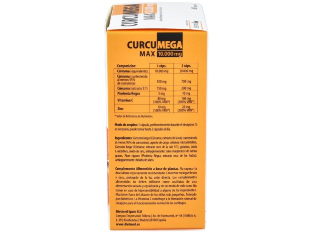 Dietmed Curcumega Max 10.000 Mg 60Caps
