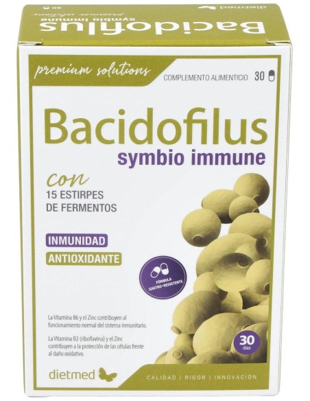Dietmed Bacidofilus Symbio Inmune 30Caps