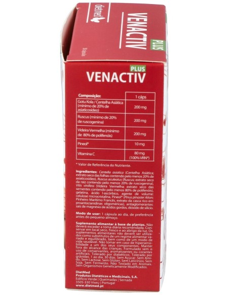 Dietmed Venactiv Plus 30Caps