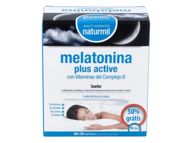 Naturmil Melatonina Plus Active 1_9Mg 60Comp