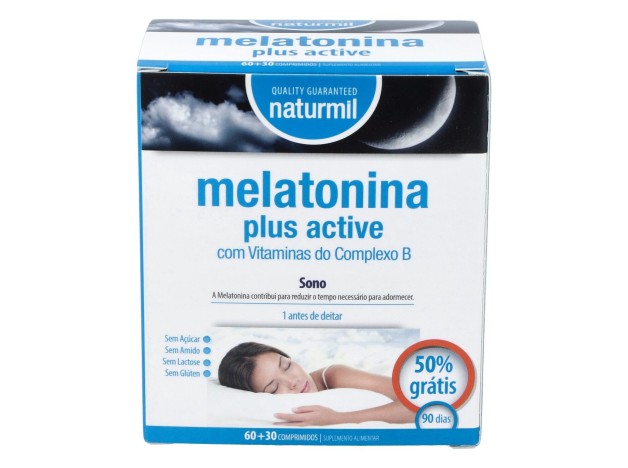 Naturmil Melatonina Plus Active 1_9Mg 60Comp