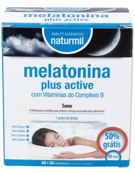 Naturmil Melatonina Plus Active 1_9Mg 60Comp