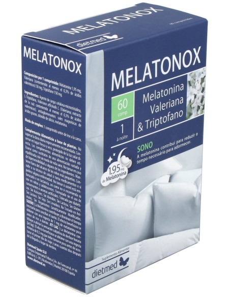 Dietmed Melatonox Melatonina Valeriana %26 Triptofano 60Comp