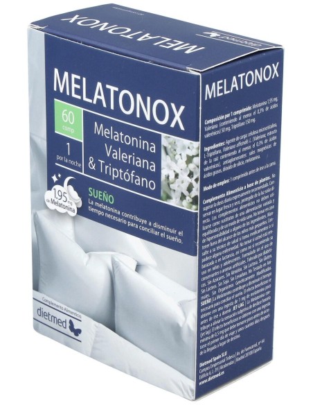 Dietmed Melatonox Melatonina Valeriana %26 Triptofano 60Comp