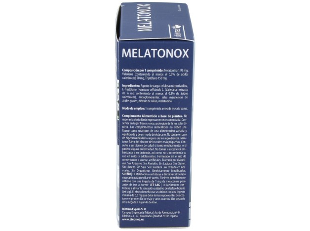 Dietmed Melatonox Melatonina Valeriana %26...