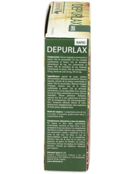 Dietmed Depurlax Rapid 30Comp