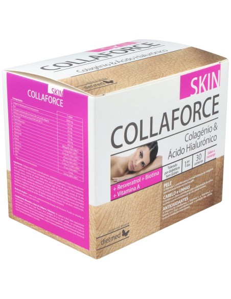 Dietmed Collaforce Skin Colágeno Y Ácido Hialurónico 30Sobres