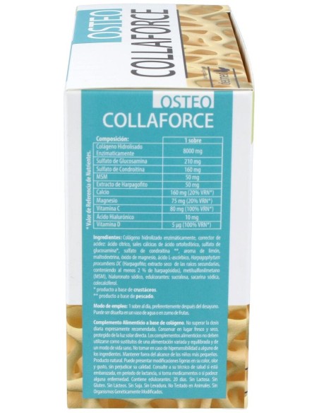 Dietmed Osteo Collaforce Colágeno 20 Sobres