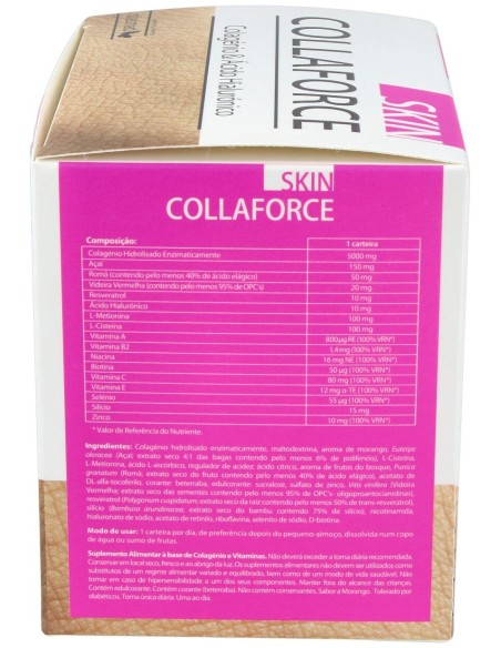 Dietmed Collaforce Skin Colágeno Y Ácido Hialurónico 30Sobres