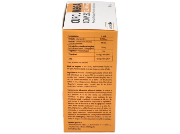 Dietmed Curcumega Complex 30Uds