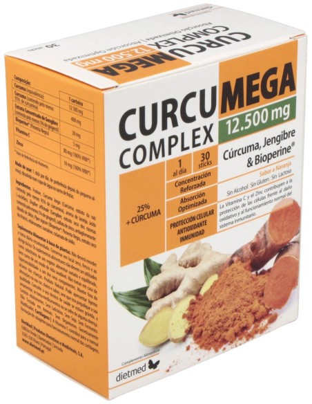 Dietmed Curcumega Complex 30Uds
