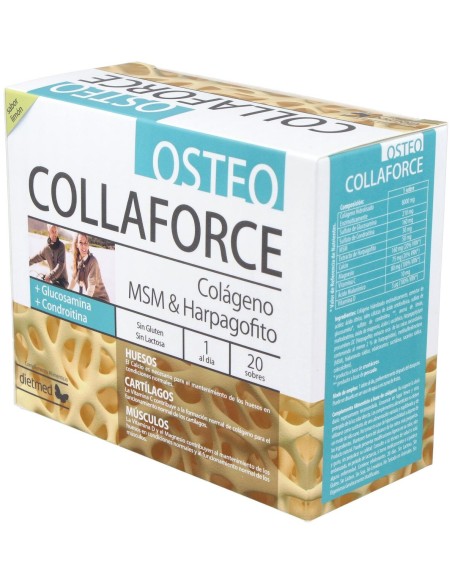 Dietmed Osteo Collaforce Colágeno 20 Sobres