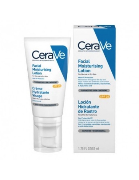 CERAVE LOCION HIDRATANTE DE ROSTRO SPF25 52ML