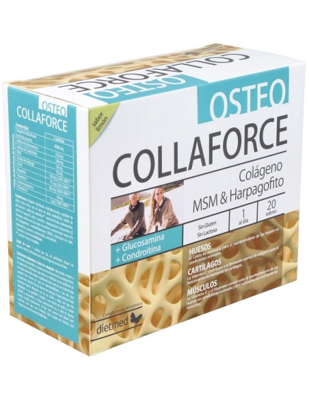 Dietmed Osteo Collaforce Colágeno 20 Sobres