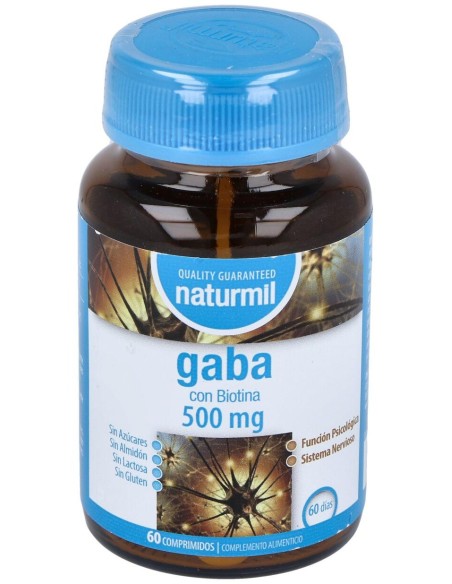 Gaba 500Mg. Con Biotina 60Comp.