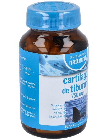 Cartilago De Tiburon 750Mg. 90Cap.