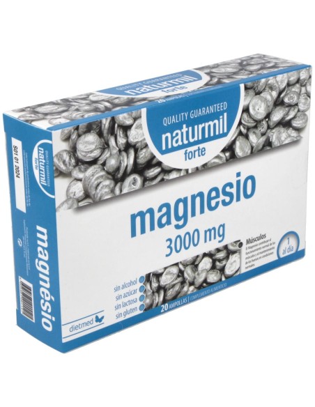 Naturmil Magnesio Forte 3000 Mg 20X15Ml