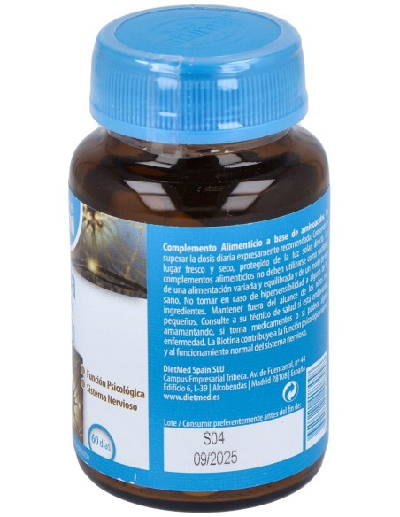 Gaba 500Mg. Con Biotina 60Comp.