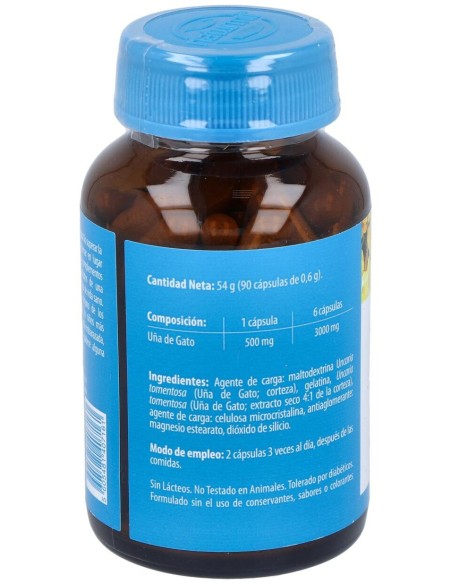 Naturmil Uña De Gato 500 Mg 90 Capsulas