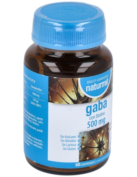 Gaba 500Mg. Con Biotina 60Comp.