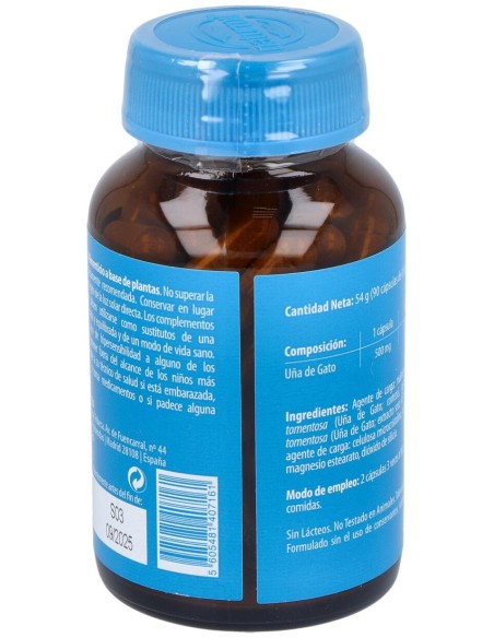 Naturmil Uña De Gato 500 Mg 90 Capsulas