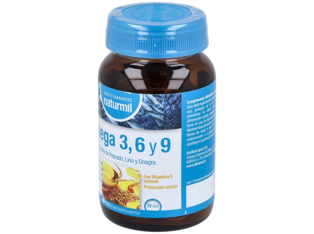 Naturmil Omega 3_6 Y 9 Aceite De Pescado_ Lino...