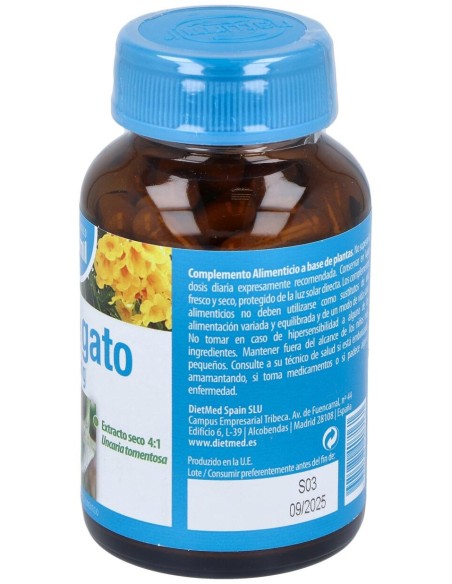 Naturmil Uña De Gato 500 Mg 90 Capsulas