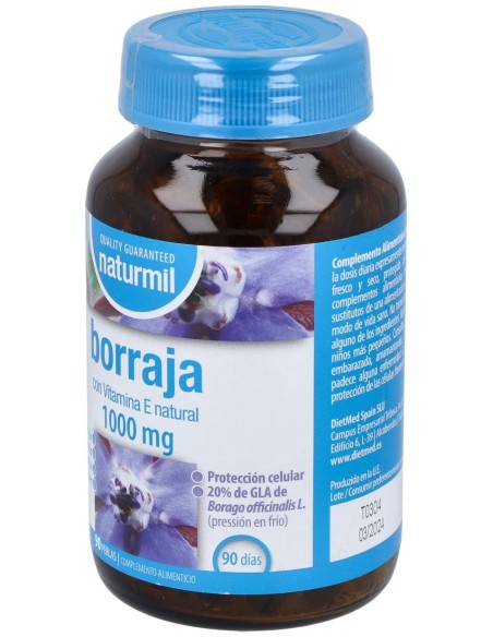 Naturmil Borraja 1000Mg 90Caps
