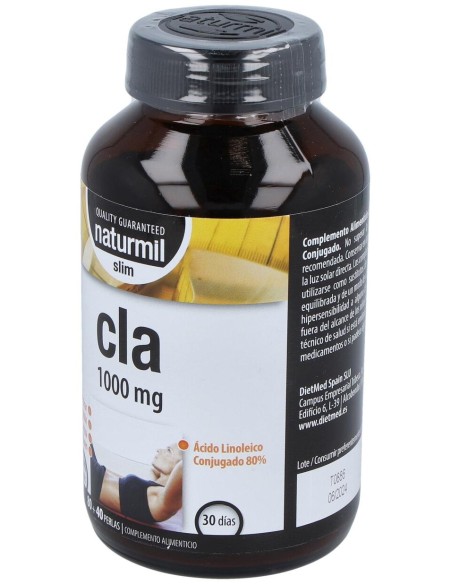 Naturmil Cla Strong 1000 Mg 80 + 40 Perlas