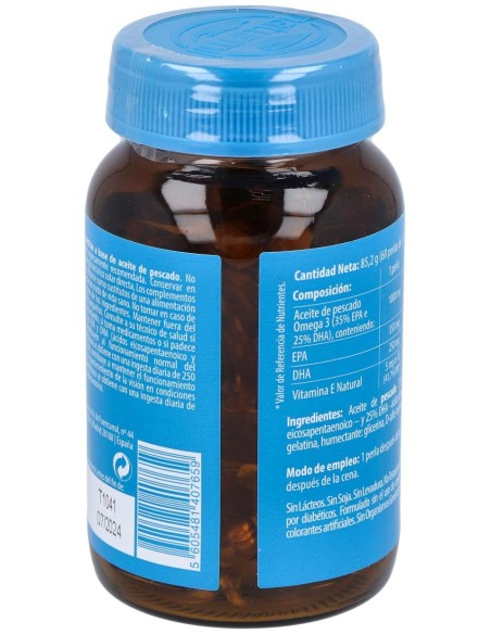 Naturmil Aceite De Pescado Omega 3 Epa 35% / Dha 25% 1000 Mg 60