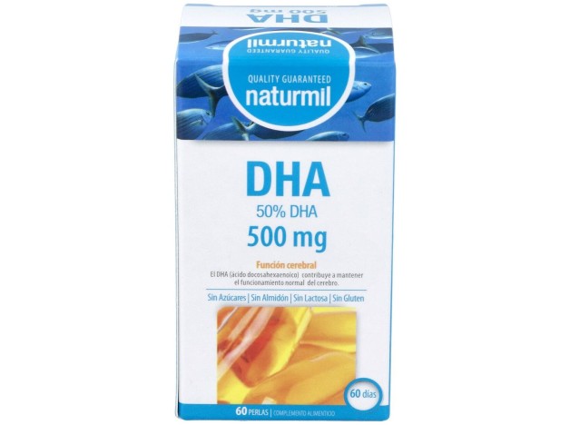 Naturmil Dha 500 Mg Sin Gluten 60 Capsulas
