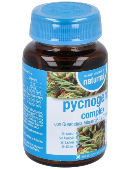 Naturmil Pycnogenol Complex Sin Gluten 30 Capsulas