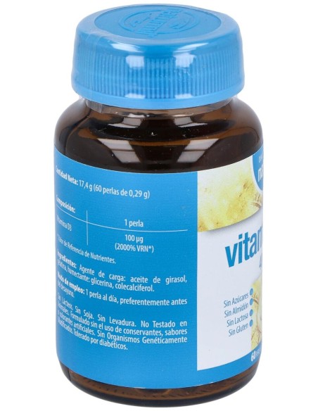 Naturmil Vitamina D3 4000Ui 60 Capsulas