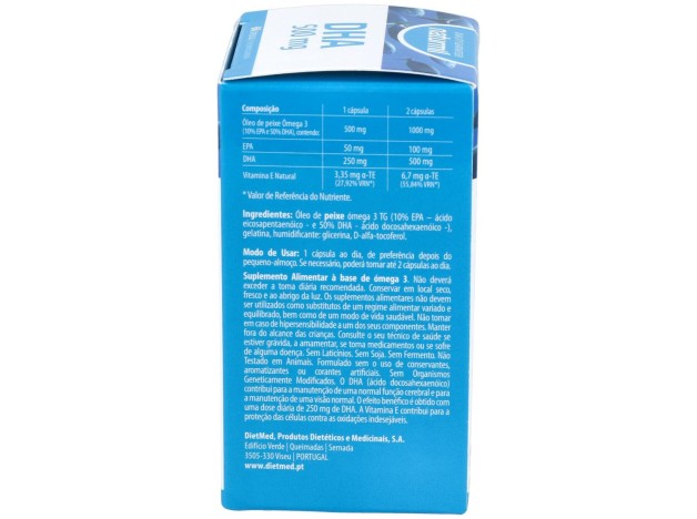 Naturmil Dha 500 Mg Sin Gluten 60 Capsulas